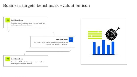 Business Targets Benchmark Evaluation Icon Information PDF