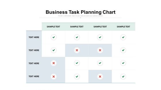 Business Task Planning Chart Ppt PowerPoint Presentation Show Portfolio