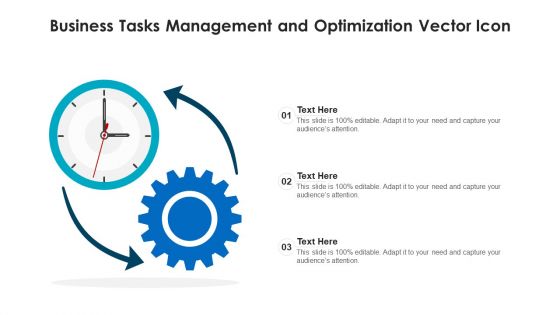 Business Tasks Management And Optimization Vector Icon Rules PDF