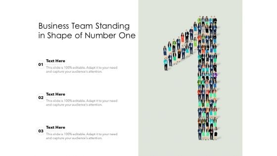 Business Team Standing In Shape Of Number One Ppt PowerPoint Presentation Infographic Template Styles PDF Business Team Standing In Shape Of Number One Ppt PowerPoint Presentation Infographic Template Styles PDF