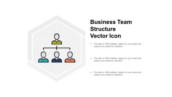 Business Team Structure Vector Icon Ppt PowerPoint Presentation Ideas Visuals