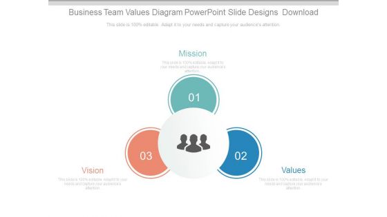 Business Team Values Diagram Powerpoint Slide Designs Download