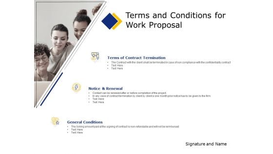 Business Terms And Conditions For Work Proposal Ppt Model Format PDF