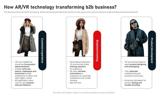 Business To Business Digital Channel Management How AR VR Technology Transforming B2B Business Portrait PDF