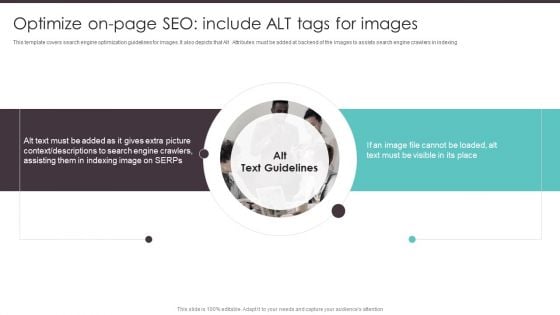 Business To Business Digital Optimize On Page SEO Include Alt Tags For Images Themes PDF