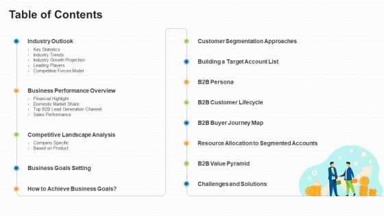 Business To Business Market Segmentation Criteria Table Of Contents Themes PDF