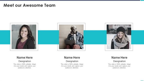 Business To Business Sales Playbook Meet Our Awesome Team Guidelines PDF Business To Business Sales Playbook Meet Our Awesome Team Guidelines PDF