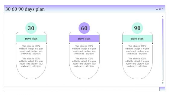 Business To Business Social 30 60 90 Days Plan Ppt PowerPoint Presentation File Portfolio PDF