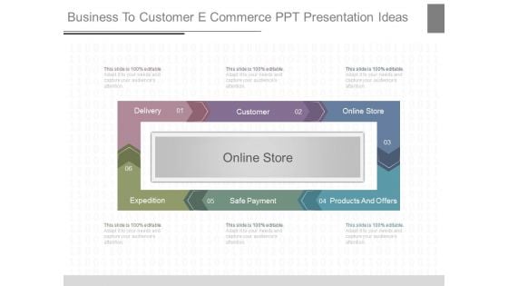 Business To Customer E Commerce Ppt Presentation Ideas