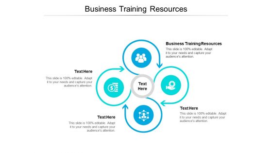 Business Training Resources Ppt PowerPoint Presentation File Icons Cpb Pdf