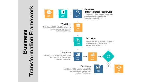 Business Transformation Framework Ppt PowerPoint Presentation Portfolio Slide Download Cpb