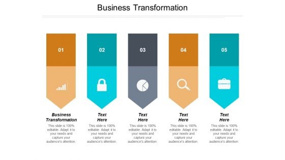 Business Transformation Ppt PowerPoint Presentation Infographic Template Topics