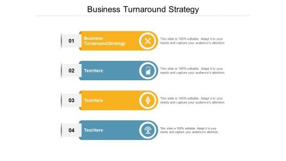 Business Turnaround Strategy Ppt PowerPoint Presentation Portfolio Ideas Cpb