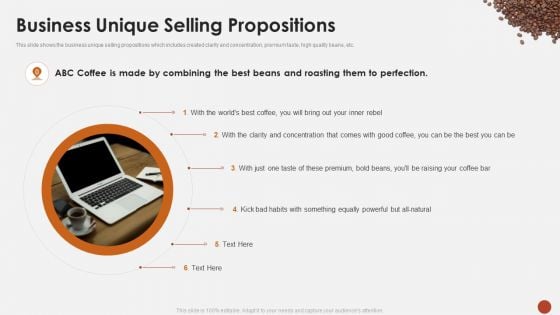 Business Unique Selling Propositions Blueprint For Opening A Coffee Shop Ppt Inspiration Graphics Design PDF Business Unique Selling Propositions Blueprint For Opening A Coffee Shop Ppt Inspiration Graphics Design PDF