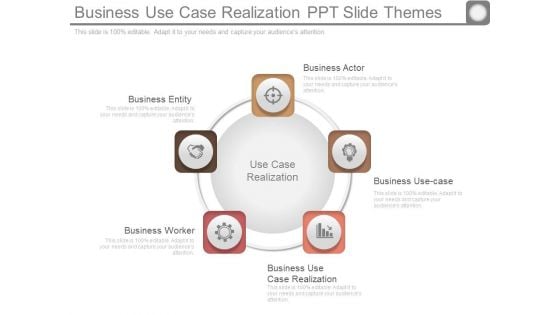 Business Use Case Realization Ppt Slide Themes