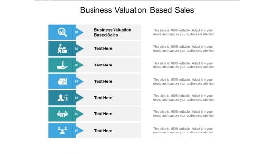 Business Valuation Based Sales Ppt PowerPoint Presentation Infographics Graphics Cpb
