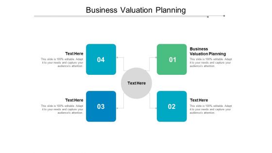Business Valuation Planning Ppt PowerPoint Presentation Ideas Graphics Pictures Cpb