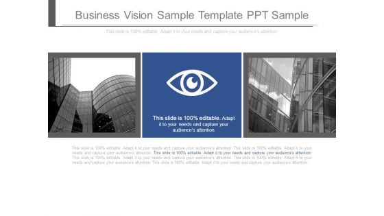 Business Vision Sample Template Ppt Sample