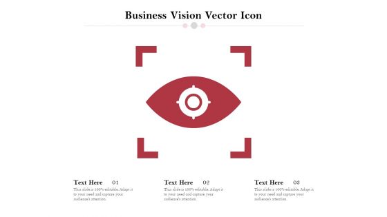 Business Vision Vector Icon Ppt PowerPoint Presentation File Maker PDF