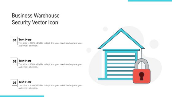 Business Warehouse Security Vector Icon Ppt PowerPoint Presentation Gallery Vector PDF