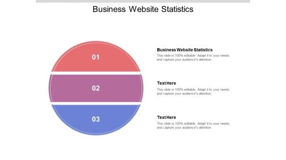 Business Website Statistics Ppt PowerPoint Presentation Model Deck Cpb Pdf