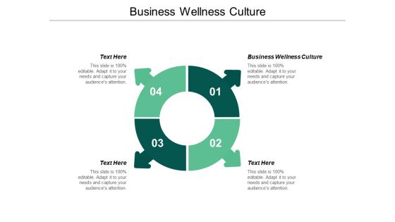 Business Wellness Culture Ppt Powerpoint Presentation Outline Model Cpb