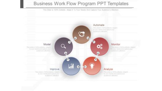 Business Work Flow Program Ppt Templates