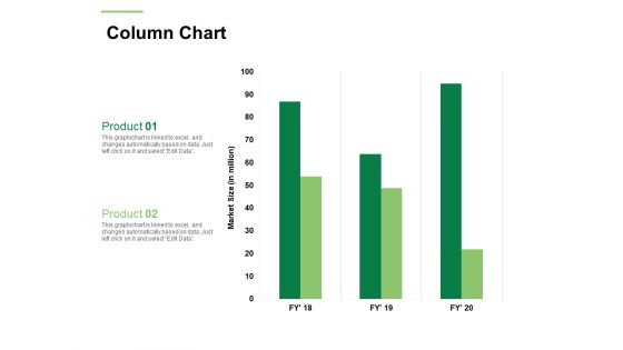 Business Working Condition Column Chart Ppt Ideas Display PDF