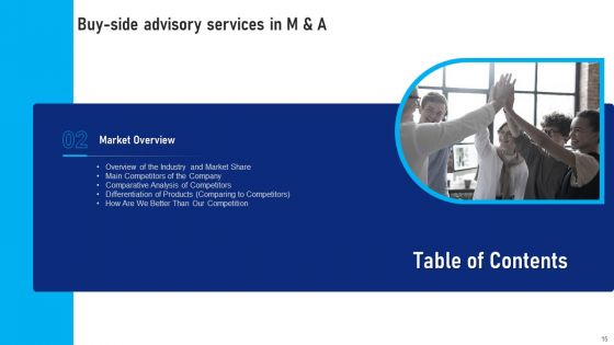 Buy Side Advisory Services In M And A Ppt PowerPoint Presentation Complete Deck With Slides
