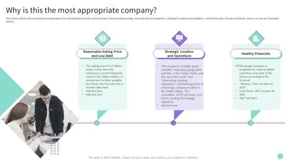 Buy Side Merger And Acquisition Advisory Why Is This The Most Appropriate Company Sample PDF Buy Side Merger And Acquisition Advisory Why Is This The Most Appropriate Company Sample PDF