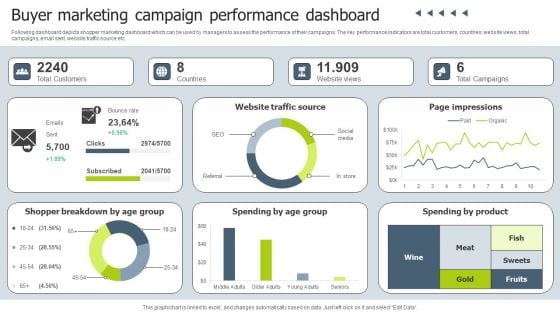 Buyer Marketing Campaign Performance Dashboard Download PDF