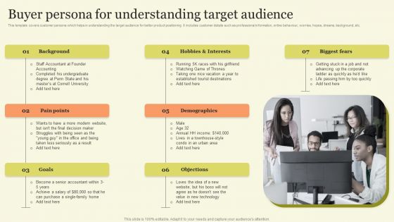 Buyer Persona For Understanding Target Audience Diagrams PDF