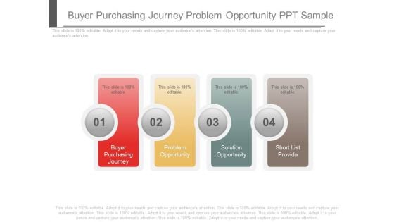 Buyer Purchasing Journey Problem Opportunity Ppt Sample