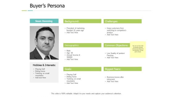 Buyers Persona Challenges Ppt PowerPoint Presentation Infographics Picture Buyers Persona Challenges Ppt PowerPoint Presentation Infographics Picture