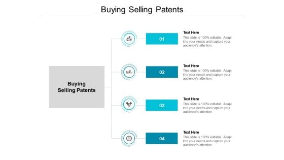 Buying Selling Patents Ppt PowerPoint Presentation Professional Good Cpb