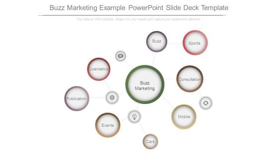 Buzz Marketing Example Powerpoint Slide Deck Template