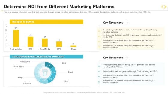 Buzz Marketing Strategies For Brand Promotion Determine Roi From Different Marketing Platforms Formats PDF