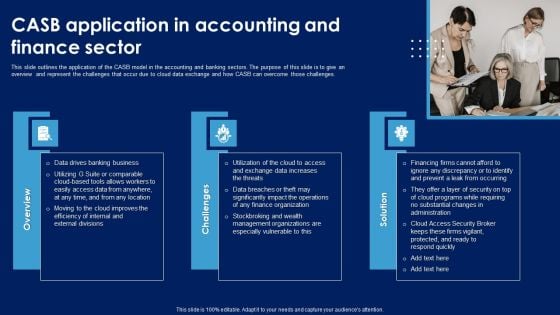 CASB Application In Accounting And Finance Sector Ppt PowerPoint Presentation File Inspiration PDF