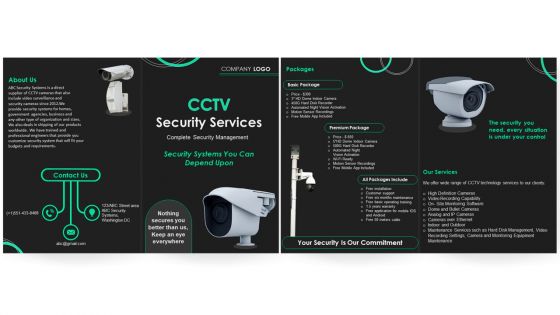 CCTV Security Services PPT Template