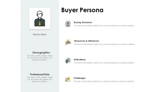 CDJ Buyer Persona Ppt Layouts Professional PDF