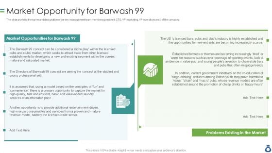 CIM With Operation And Account Statements Market Opportunity For Barwash 99 Designs PDF