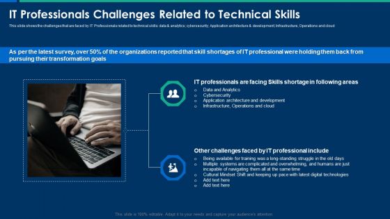 CIO Role In Digital Evolution IT Professionals Challenges Related To Technical Skills Formats PDF