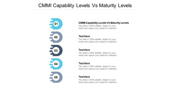 CMMI Capability Levels Vs Maturity Levels Ppt PowerPoint Presentation Outline Templates Cpb Pdf