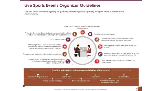COVID 19 Effect Risk Management Strategies Sports Live Sports Events Organizer Guidelines Clipart PDF