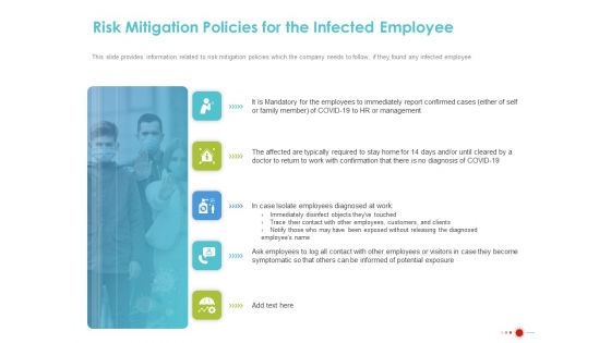 COVID 19 Mitigating Impact On High Tech Industry Risk Mitigation Policies For The Infected Employee Guidelines PDF