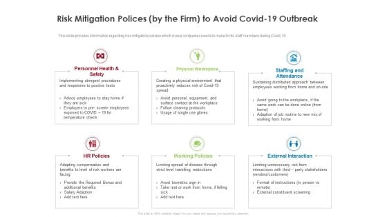 COVID 19 Risk Analysis Mitigation Policies Ocean Liner Sector Risk Mitigation Polices By The Firm To Avoid COVID 19 Outbreak Themes PDF COVID 19 Risk Analysis Mitigation Policies Ocean Liner Sector Risk Mitigation Polices By The Firm To Avoid COVID 19 Outbreak Themes PDF