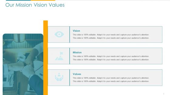 COVID Business Survive Adapt And Post Recovery For Tech Industry Our Mission Vision Values Ppt Summary Gallery PDF