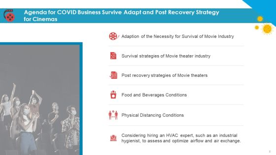 COVID Business Survive Adapt And Post Recovery Strategy For Cinemas Ppt PowerPoint Presentation Complete Deck With Slides Slide02