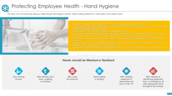 COVID Business Survive Adapt Post Recovery Strategy Cinemas Protecting Employee Health Hand Hygiene Ideas PDF