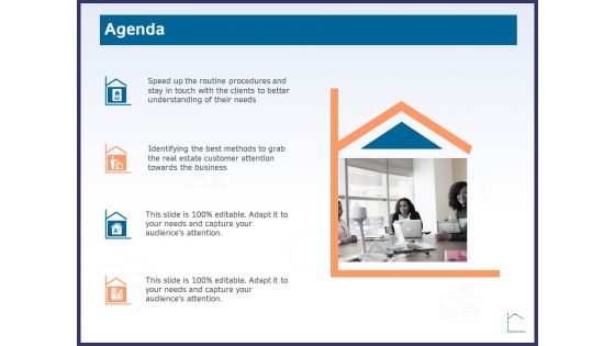 CRM Activities For Real Estate Agenda Ppt Portfolio Graphics PDF